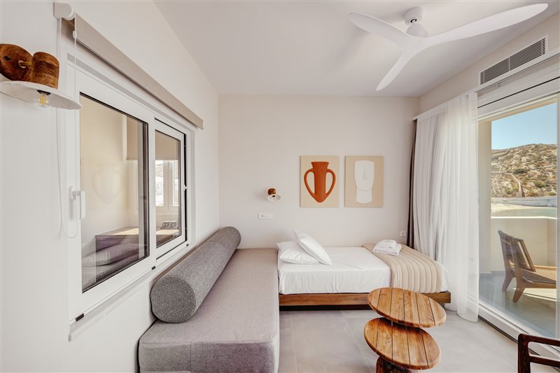 Two-Bedroom Family Suite with Sea & Garden View at Armia Experience Hotel, Vári, Sýros